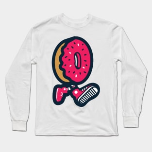 Donut Cartoon Long Sleeve T-Shirt